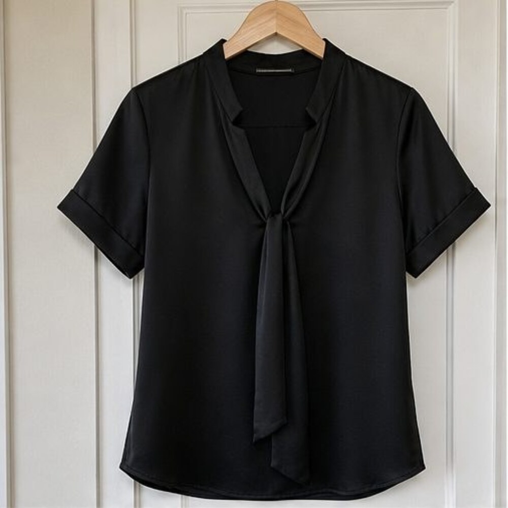 Black Peplum Top